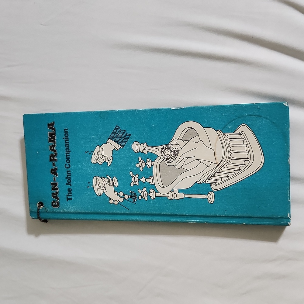 "Can-A-Rama: The John Companion"  Kanrom Vintage Adult Joke Book Hardcover 1968